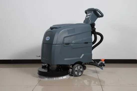 Mini Battery Walk Behind Floor Vacuum Cleaning Machine Scrubber